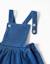 Body à motif + robe salopette en jean Bleu clair 4 - vertbaudet enfant 