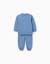 Sweat + pantalon de jogging en coton peigné avec super friends Bleu 2 - vertbaudet enfant 