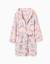 Robe de chambre en polaire corail avec motif stitch Rose foncé 1 - vertbaudet enfant 