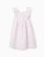 Robe en popeline à motif floral et volants Blanc 1 - vertbaudet enfant 