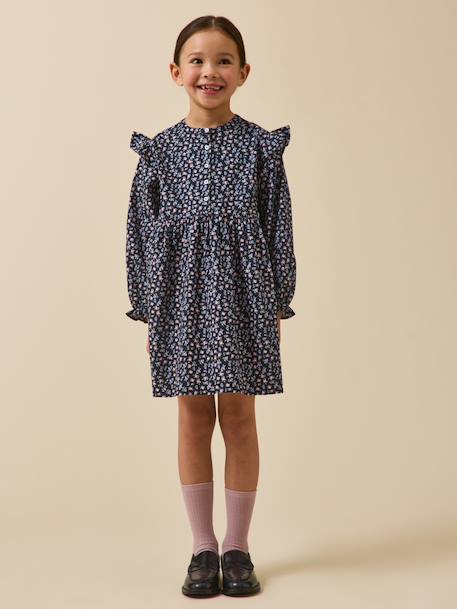 Robe imprimée Imprimé  mini roses 5 - vertbaudet enfant 