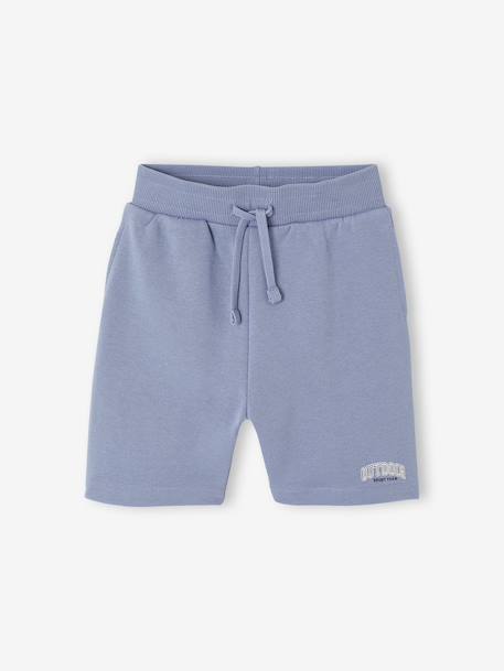 Bermuda sport garçon bleu moyen+écru 1 - vertbaudet enfant 