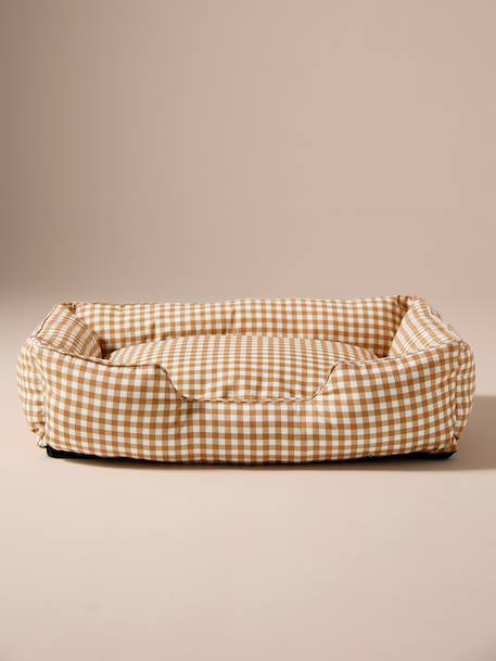 Panier matelassé pour chiens, disponible en 2 tailles noisette+rayé blanc 4 - vertbaudet enfant 
