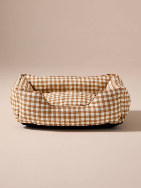 Panier matelassé pour chiens, disponible en 2 tailles noisette+rayé blanc 3 - vertbaudet enfant 