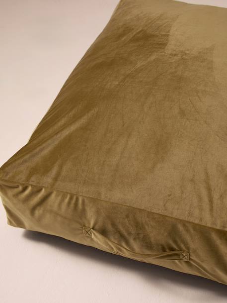 Housse matelas velours rectangle kaki 5 - vertbaudet enfant 