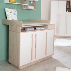Chambre et rangement-Commode évolutive avec extension à langer amovible elva