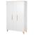 Chambre bébé 3 pcs - lit cododo 2en1 + commode à langer et armoire leon Blanc - chêne othello 3 - vertbaudet enfant 