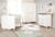 Chambre bébé 3 pièces - lit évolutif + commode à langer et armoire leon Blanc - chêne othello 2 - vertbaudet enfant 