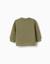 Sweat en coton à imprimé volcanic island Orange+Vert foncé 6 - vertbaudet enfant 