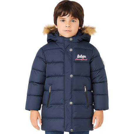 Parka garçon Marine+Noir 1 - vertbaudet enfant 