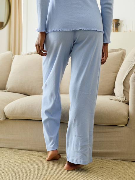 Pyjama grossesse allaitement lavande 6 - vertbaudet enfant 