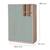 Armoire 3 portes 4 niches selva Vert sauge - noyer de virginie 5 - vertbaudet enfant 