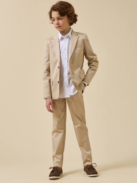 Veste de costume garçon - collection fêtes et mariages Beige 5 - vertbaudet enfant 