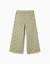 Pantalon large en sergé à motif floral Vert foncé 2 - vertbaudet enfant 