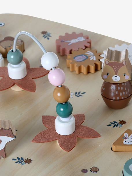 Table d'activités en bois FSC® Rétro Flower+Tanzanie 7 - vertbaudet enfant 