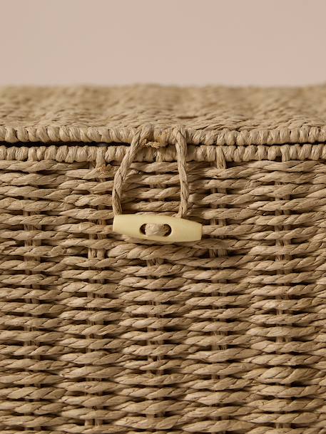 Lot 2 coffres jouets corde forme os beige 3 - vertbaudet enfant 