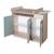 Chambre bébé évolutive - lit + commode à langer selva Vert sauge - noyer de virginie 4 - vertbaudet enfant 