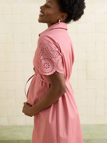 Robe chemise allaitement rose 7 - vertbaudet enfant 