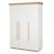 Armoire 3 portes à fermeture douce lumo Blanc - chêne artisan 2 - vertbaudet enfant 