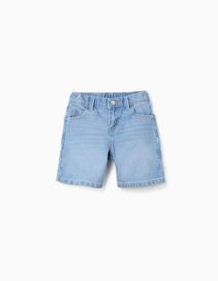 Short midi en jean de coton avec poches  - vertbaudet enfant
