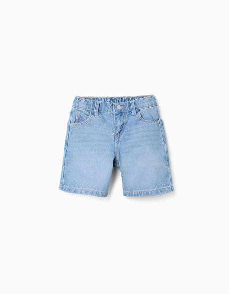 Garçon-Short midi en jean de coton avec poches