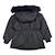 Parka fille imprimée Noir+Rose+Rose clair 6 - vertbaudet enfant 