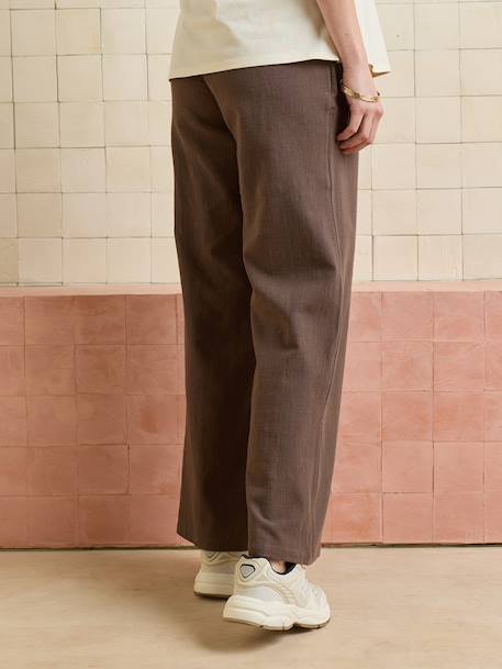 Pantalon droit grossesse chocolat 4 - vertbaudet enfant 