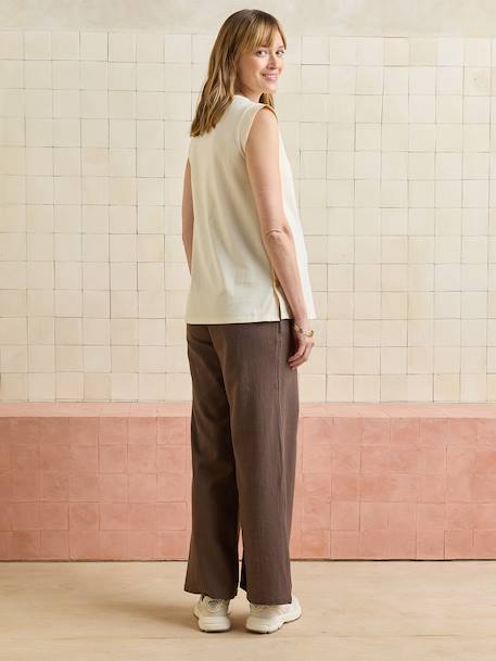 Pantalon droit grossesse chocolat 3 - vertbaudet enfant 