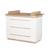 Commode évolutive avec extension à langer amovible lumo Blanc - chêne artisan 1 - vertbaudet enfant 