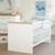 Lit bébé évolutif lumo Blanc - chêne artisan 1 - vertbaudet enfant 