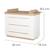 Commode évolutive avec extension à langer amovible lumo Blanc - chêne artisan 5 - vertbaudet enfant 