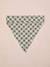 Bandana chien coton blanc imprimé+carreaux beige+marron imprimé 2 - vertbaudet enfant 