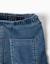 Short midi en jean avec cordon de serrage Bleu 3 - vertbaudet enfant 