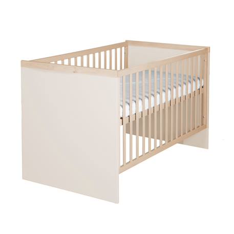 Lit bébé évolutif elva Cachemire - noyer de virginie 2 - vertbaudet enfant 