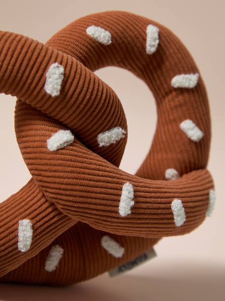 Jouet chien tissu bretzel noisette 2 - vertbaudet enfant 