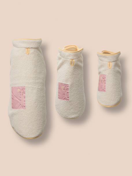 Manteau polaire chien beige+kaki 6 - vertbaudet enfant 