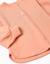Sweat en coton avec fleur brodée Orange clair 3 - vertbaudet enfant 