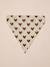 Bandana chien coton blanc imprimé+carreaux beige+marron imprimé 14 - vertbaudet enfant 