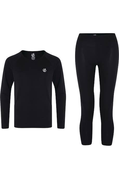 Ensemble sous-couche thermique tshirt et legging elate iii Noir 1 - vertbaudet enfant 