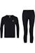 Ensemble sous-couche thermique tshirt et legging elate iii Noir 1 - vertbaudet enfant 