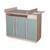 Commode évolutive avec extension à langer amovible selva Vert sauge - noyer de virginie 2 - vertbaudet enfant 