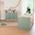 Chambre bébé évolutive - lit + commode à langer selva Vert sauge - noyer de virginie 1 - vertbaudet enfant 