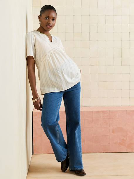 Blouse grossesse col V écru 6 - vertbaudet enfant 