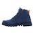 Baskets garçon en cuir fourrées – confort et chaleur Bleu 4 - vertbaudet enfant 
