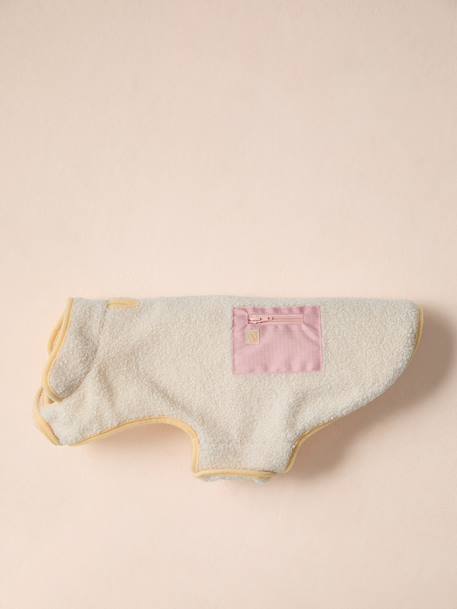 Manteau polaire chien beige+kaki 5 - vertbaudet enfant 