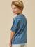 T-shirt garçon - coton biologique Celadon+Denim bleu 9 - vertbaudet enfant 