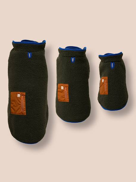 Manteau polaire chien beige+kaki 13 - vertbaudet enfant 