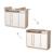 Chambre bébé évolutive - lit + commode à langer elva Cachemire - noyer de virginie 5 - vertbaudet enfant 