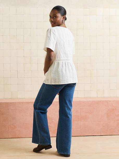 Blouse grossesse col V écru 3 - vertbaudet enfant 