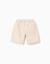 Short midi en sergé avec cordon de serrage Beige 2 - vertbaudet enfant 
